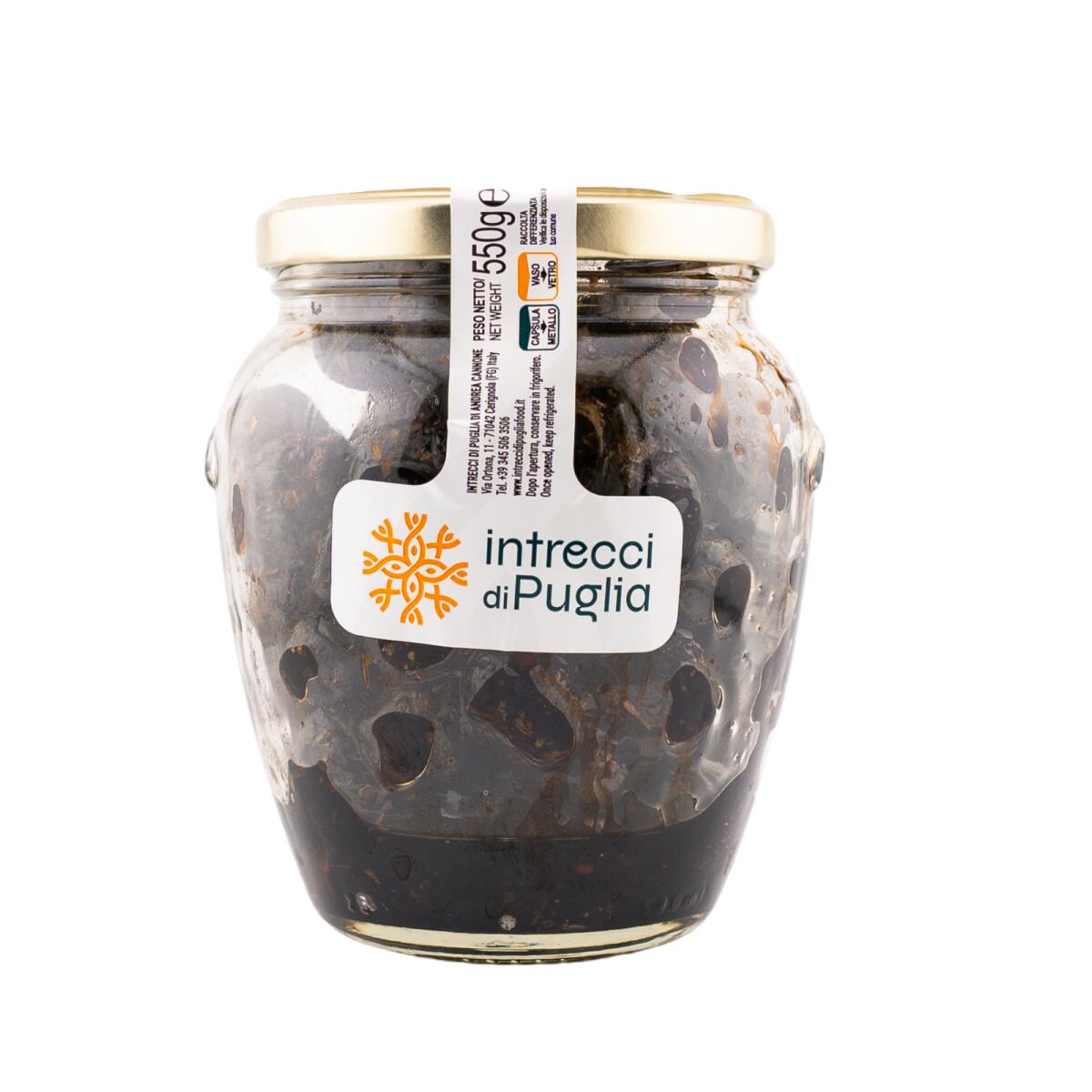 Olive nere al forno 550G