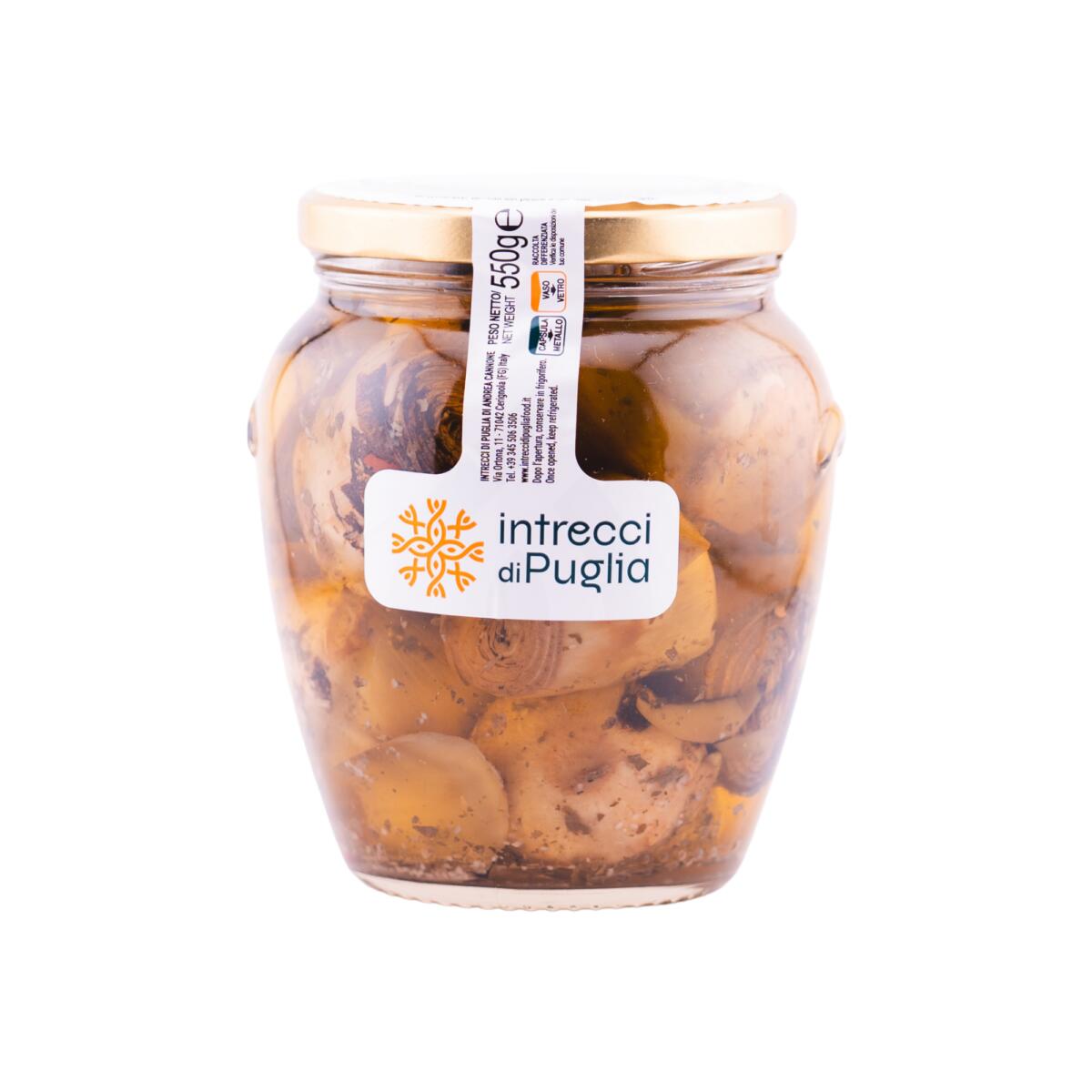 Carciofi grigliati in olio