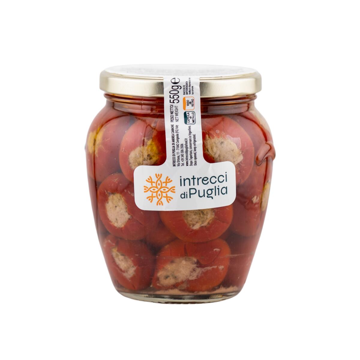 Peperoncini ripieni al tonno
