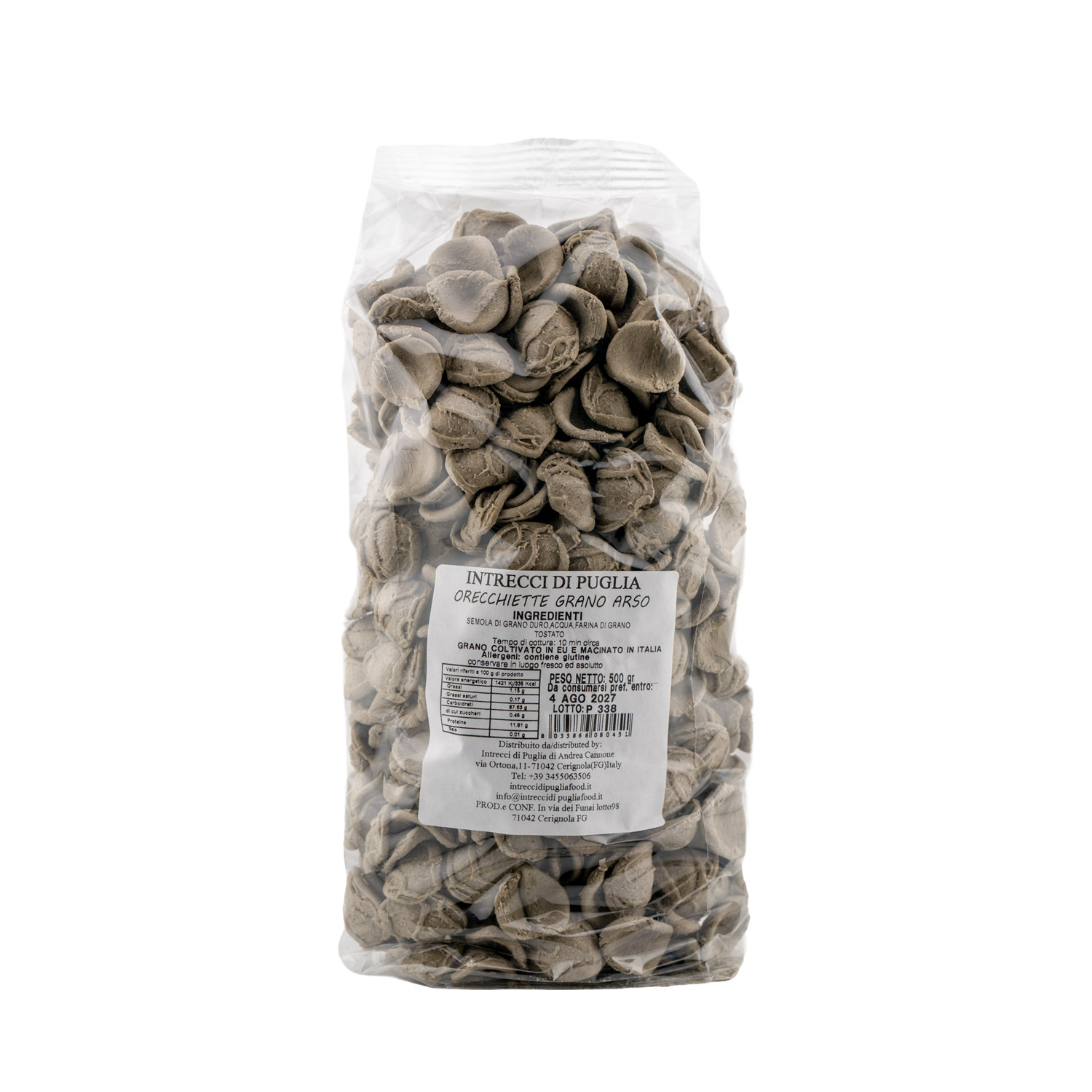 Orecchiette Pugliesi di Grano Arso - 500g